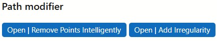 Path Modifier Buttons